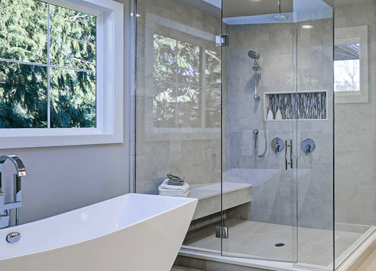 Bathroom with shower